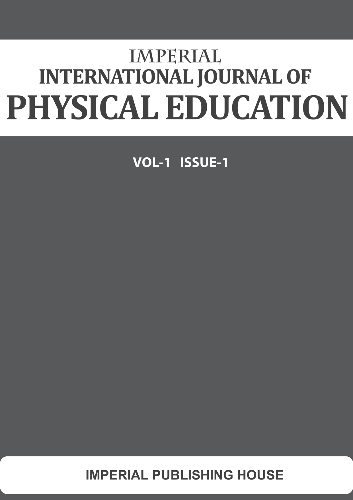 Imperial International Journal of Physical Education
