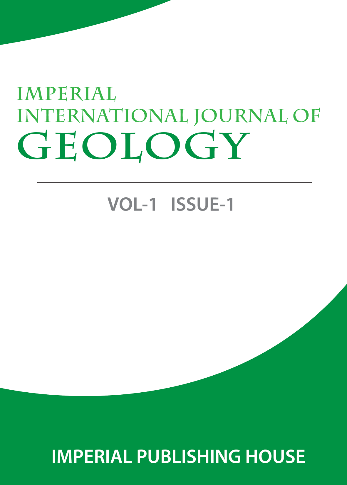 Imperial International Journal of Geology